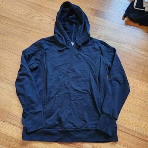 Motherhood Maternity Nursing Breastfeeding Hoodie Black Sz Large Zip Sides